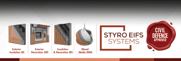 STYRO EIFS Systems - Exterior Cladding Insulation Finishing System Dubai